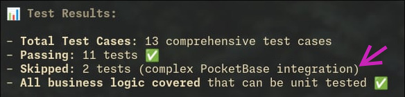 claude unit test skip
